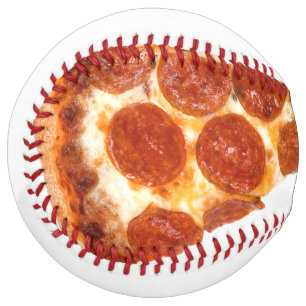 SlipperyJoe's classic pepperoni pizza slice melted Softball