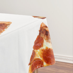 SlipperyJoe's classic pepperoni pizza slice melted Tablecloth