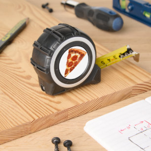 SlipperyJoe's classic pepperoni pizza slice melted Tape Measure