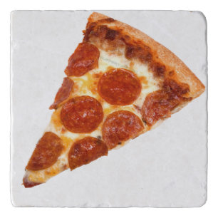 SlipperyJoe's classic pepperoni pizza slice melted Trivet