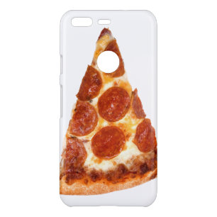 SlipperyJoe's classic pepperoni pizza slice melted Uncommon Google Pixel Case