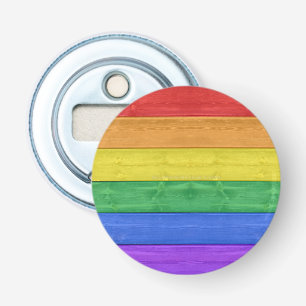 SlipperyJoe's classic rainbow tactile handcrafted Bottle Opener