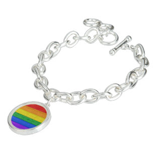 SlipperyJoe's classic rainbow tactile handcrafted Bracelet