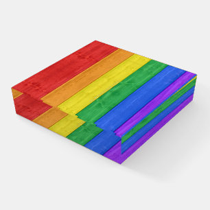 SlipperyJoe's classic rainbow tactile handcrafted Paperweight
