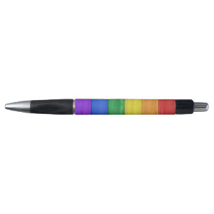 SlipperyJoe's classic rainbow tactile handcrafted Pen