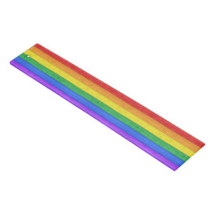 SlipperyJoe's classic rainbow tactile handcrafted Ruler