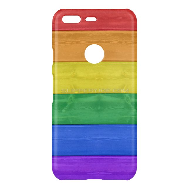 SlipperyJoe's classic rainbow tactile handcrafted  Uncommon Google Pixel Case (Back)