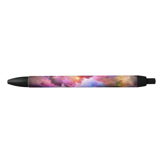 SlipperyJoe's cloud artwork abstract vibrant surre Pen (Front)