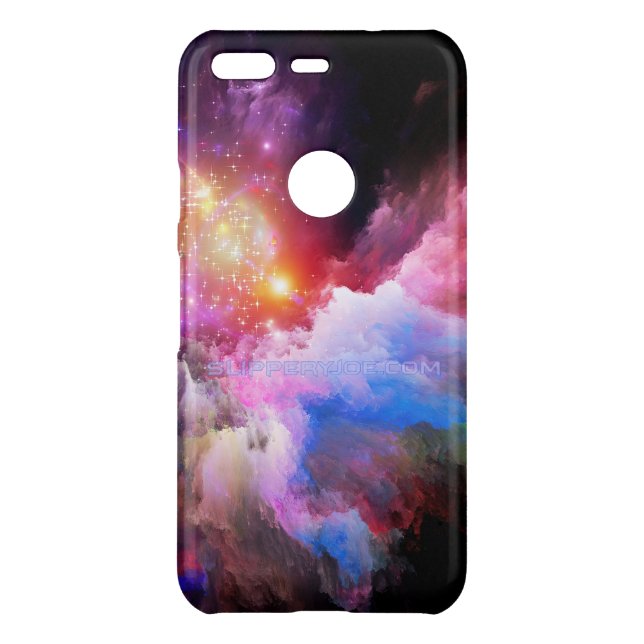 SlipperyJoe's cloud artwork abstract vibrant surre Uncommon Google Pixel Case (Back)