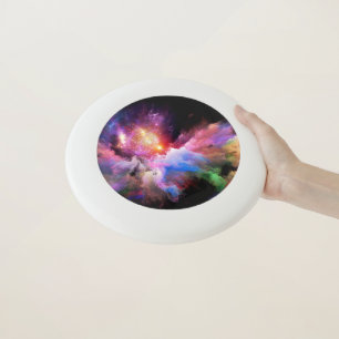 SlipperyJoe's cloud artwork abstract vibrant surre Wham-O Frisbee