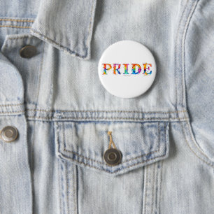 SlipperyJoe's colorful creative Pride-themed text- Button