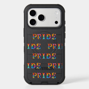 SlipperyJoe's colorful creative Pride-themed text- iPhone 17 Pro Max Case
