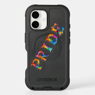 SlipperyJoe's colorful creative Pride-themed text- iPhone 16 Case
