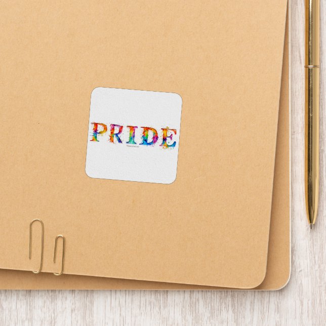SlipperyJoe's colorful creative Pride-themed text- Patch (On Folder)