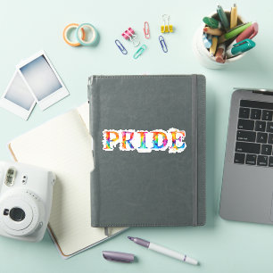 SlipperyJoe's colorful creative Pride-themed text- Sticker