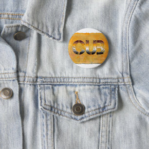 SlipperyJoe's cub bear culturally rooted LGBTQIA a Button