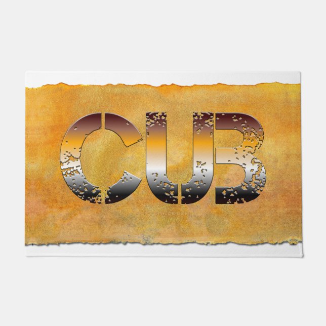 SlipperyJoe's cub bear culturally rooted LGBTQIA a Doormat (Front)