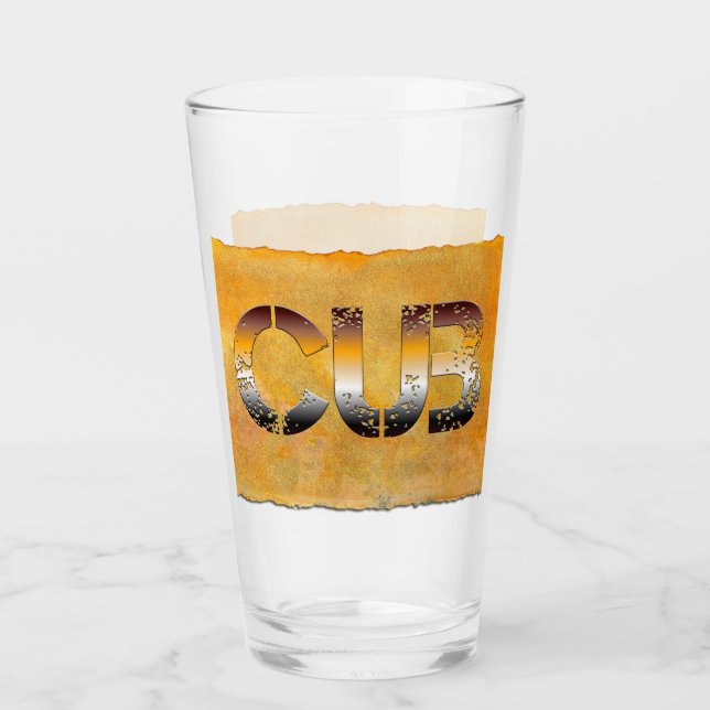 SlipperyJoe's cub bear culturally rooted LGBTQIA a Glass (Front)