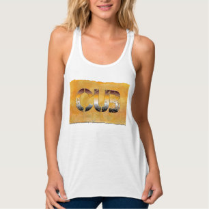 SlipperyJoe's cub bear word orange-brown tones pro Tank Top