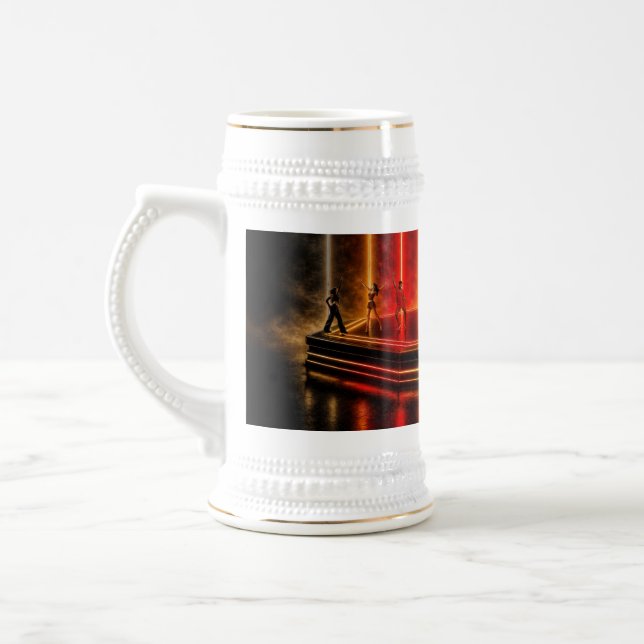 SlipperyJoe's dance performance celebrating Pride  Beer Stein (Left)