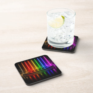 SlipperyJoe's dance performance celebrating Pride  Beverage Coaster