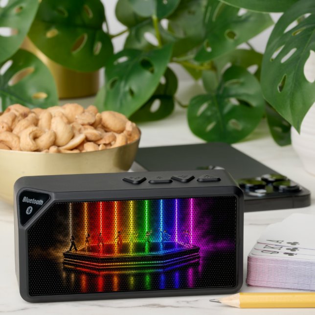 SlipperyJoe's dance performance celebrating Pride  Bluetooth Speaker (Insitu(Table))