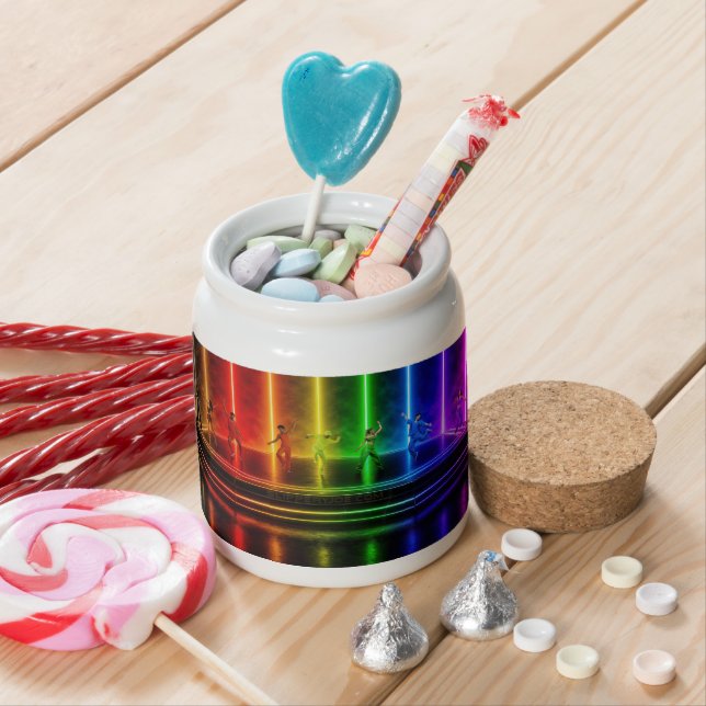 SlipperyJoe's dance performance celebrating Pride  Candy Jar (In Situ)
