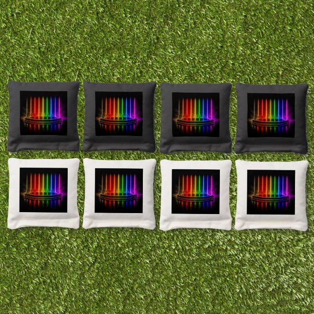 SlipperyJoe's dance performance celebrating Pride  Cornhole Bags (Set)