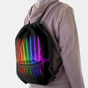 SlipperyJoe's dance performance celebrating Pride  Drawstring Bag