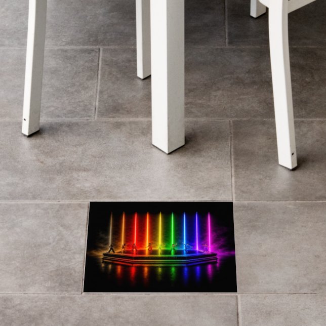 SlipperyJoe's dance performance celebrating Pride  Floor Decals (Restaurant)
