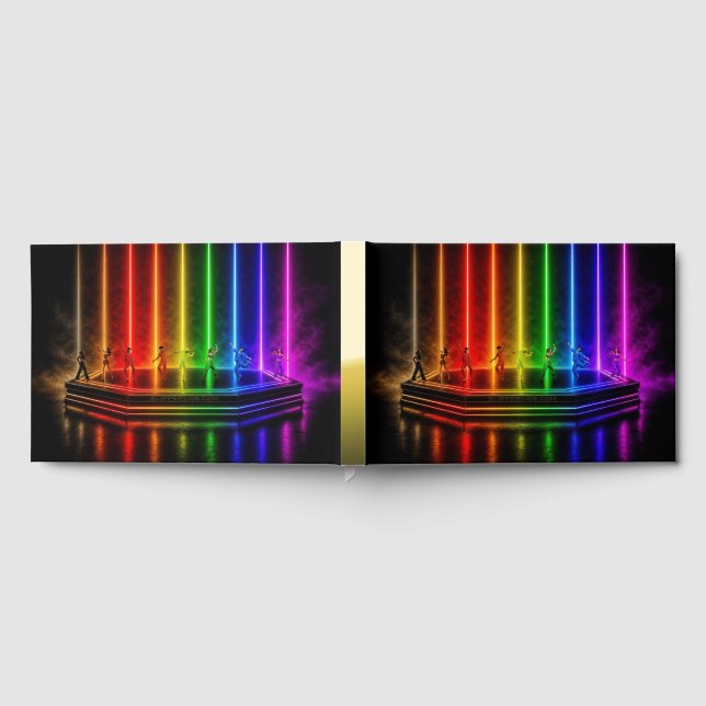 SlipperyJoe's dance performance celebrating Pride  Foil Guest Book (Full)
