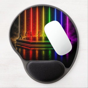 SlipperyJoe's dance performance celebrating Pride  Gel Mouse Pad
