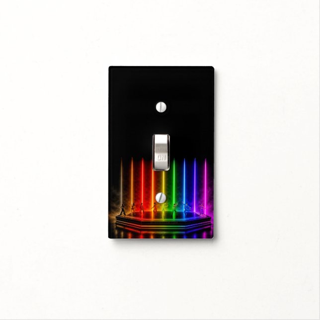 SlipperyJoe's dance performance celebrating Pride  Light Switch Cover (In Situ)