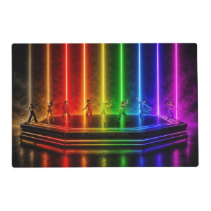 SlipperyJoe's dance performance celebrating Pride Placemat