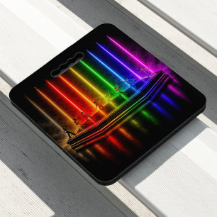 SlipperyJoe's dance performance celebrating Pride  Seat Cushion