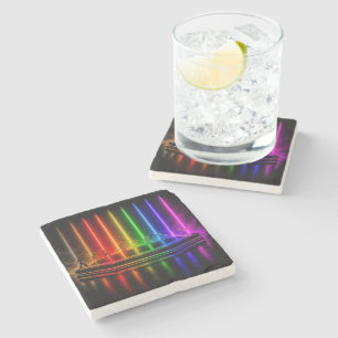 SlipperyJoe's dance performance celebrating Pride  Stone Coaster
