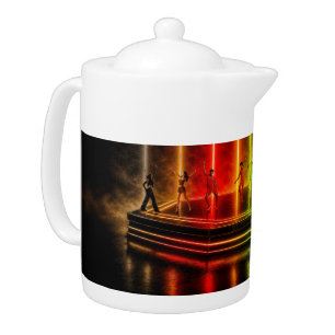 SlipperyJoe's dance performance celebrating Pride Teapot