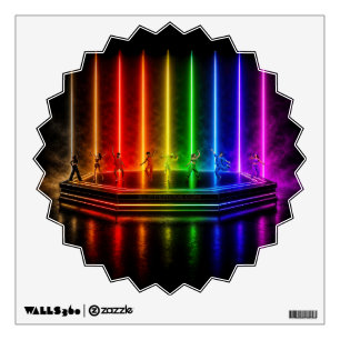 SlipperyJoe's dance performance celebrating Pride  Wall Decal