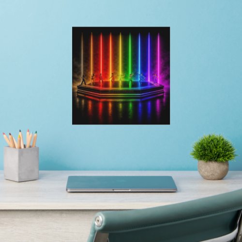 SlipperyJoe's dance performance celebrating Pride  Wall Decal