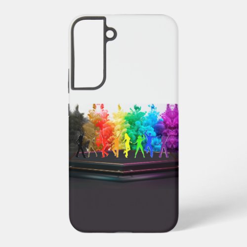 SlipperyJoes  Dancing Pride Shadows gay gifts art Samsung Galaxy S22 Case