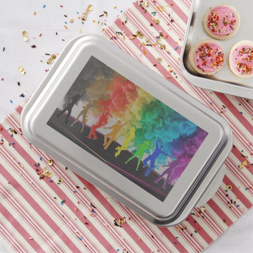 SlipperyJoes Dancing Pride Shadows gay gifts arti Cake Pan