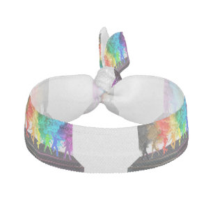 SlipperyJoe's Dancing Pride Shadows gay gifts arti Elastic Hair Tie