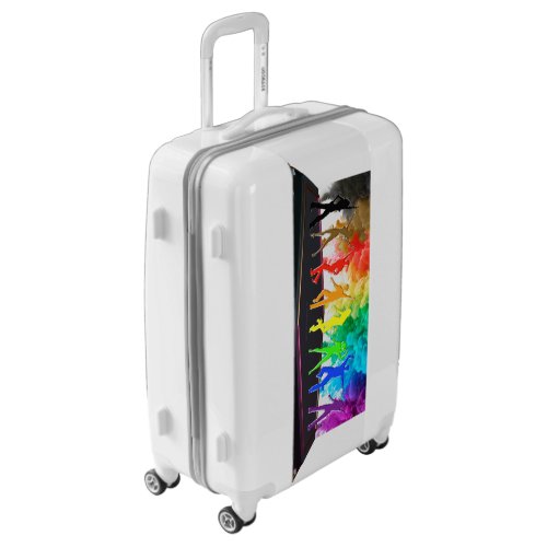 SlipperyJoes Dancing Pride Shadows gay gifts arti Luggage