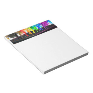 SlipperyJoe's Dancing Pride Shadows gay gifts arti Notepad