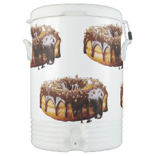 SlipperyJoe's decadent donut covered thick glossy Beverage Cooler