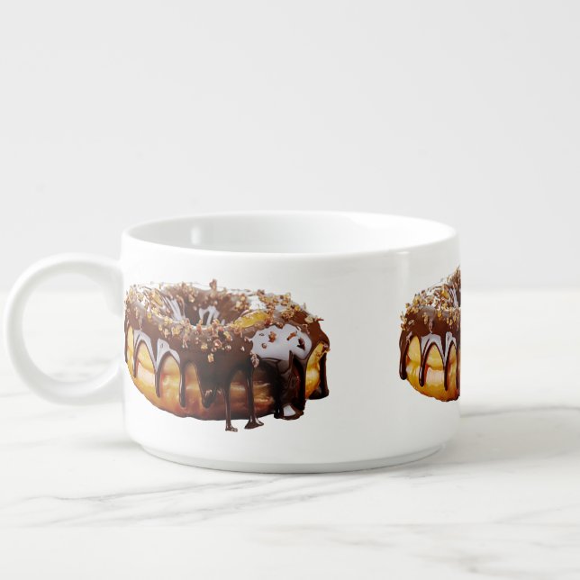 SlipperyJoe's decadent donut covered thick glossy  Bowl (Right)