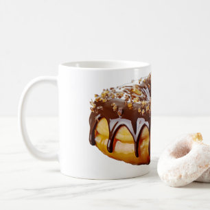 SlipperyJoe's decadent donut covered thick glossy Coffee Mug