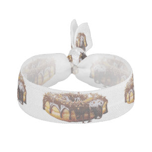 SlipperyJoe's decadent donut covered thick glossy  Elastic Hair Tie
