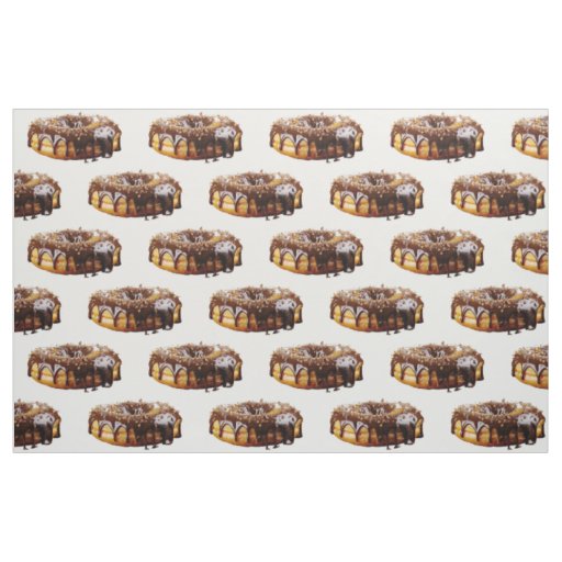 SlipperyJoe's decadent donut covered thick glossy  Fabric