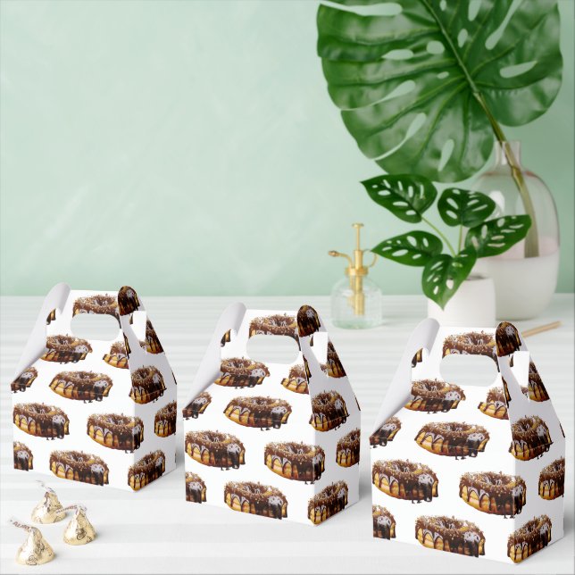 SlipperyJoe's decadent donut covered thick glossy  Favor Boxes (Multiple)